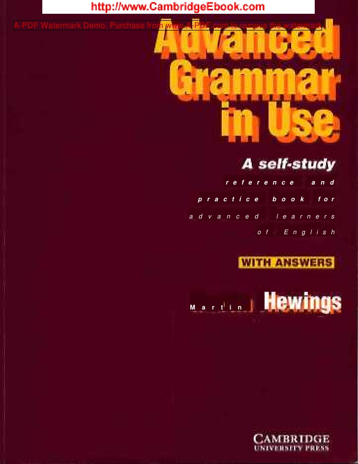 cambridge grammar in use pdf